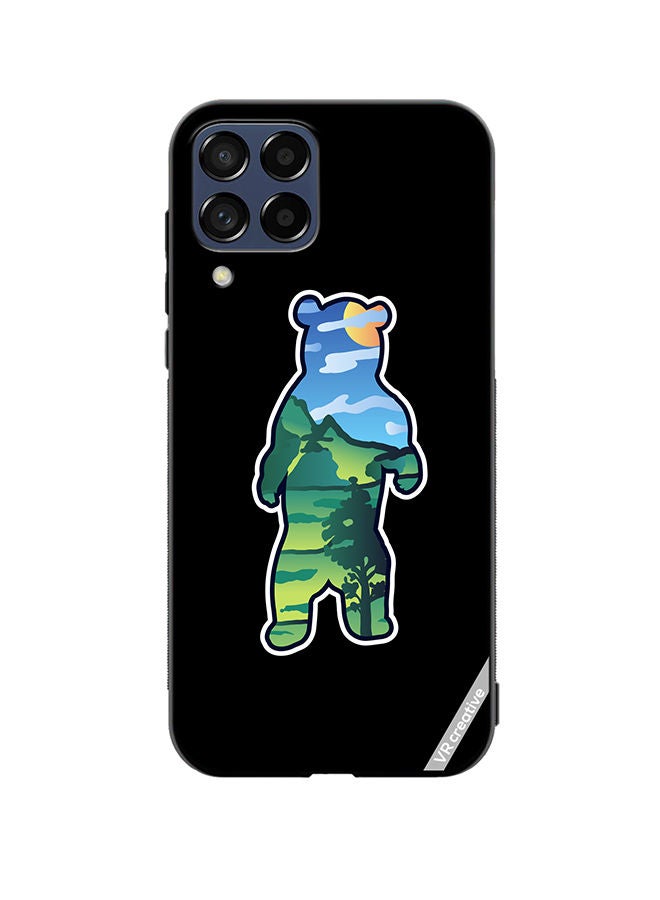 VR CREATIVE Protective Case Cover For Samsung Galaxy M53 Wild Bear Design Multicolour - Image 1