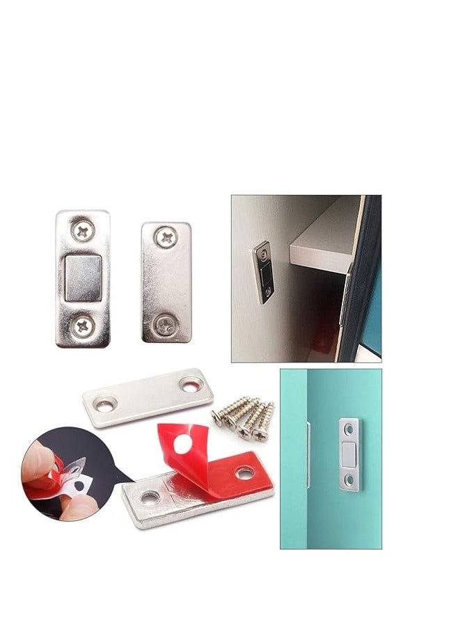 Spaceshoop Magnetic Door Clip Extra Thin Cabinet Magnets Stainless Steel Sliding - Image 2