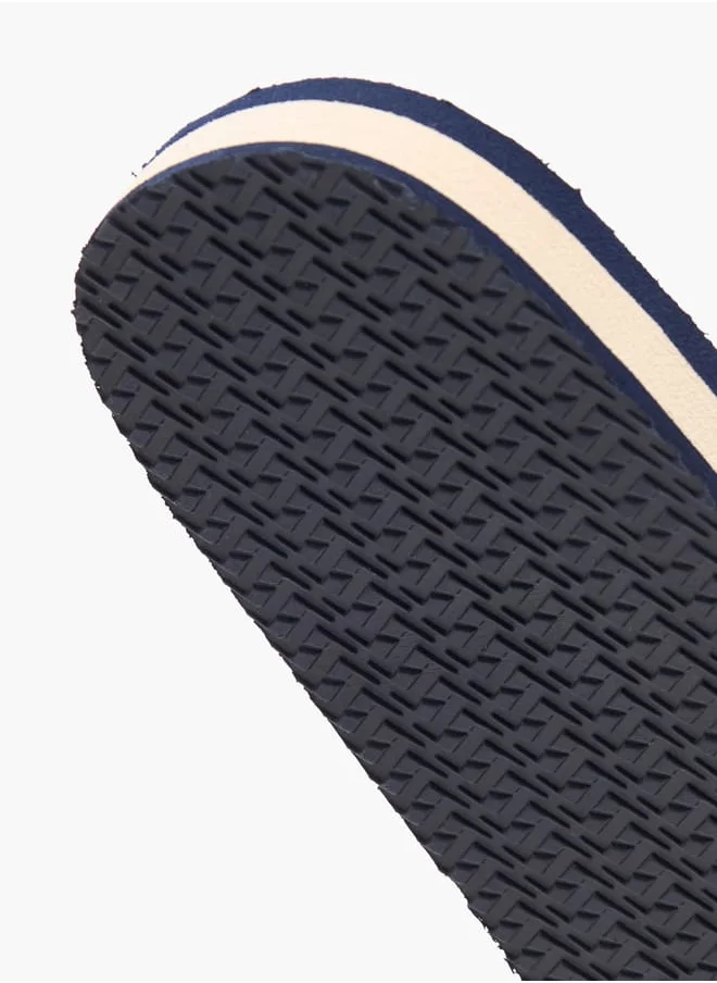 لي كوبر Mens Logo Print Thong Slippers