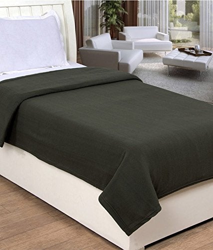 Goyal's ® Single Fleece Blanket Green Set of 2 - Image 2