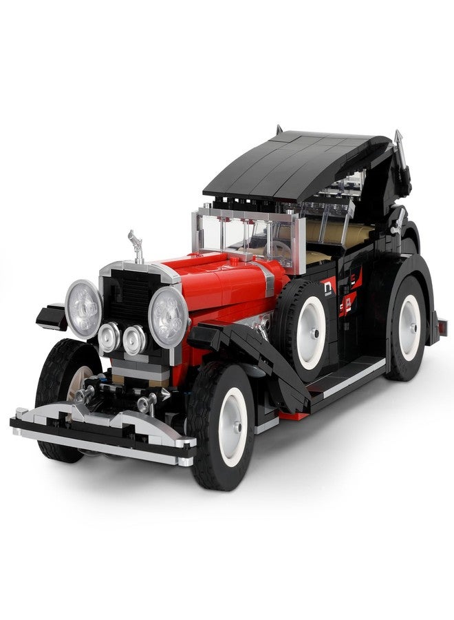 Redants Vintage Car Model Building Blocks Set, Classic Cars Building Kits for Age 12+ or Adult Collections Enthusiasts - Image 1