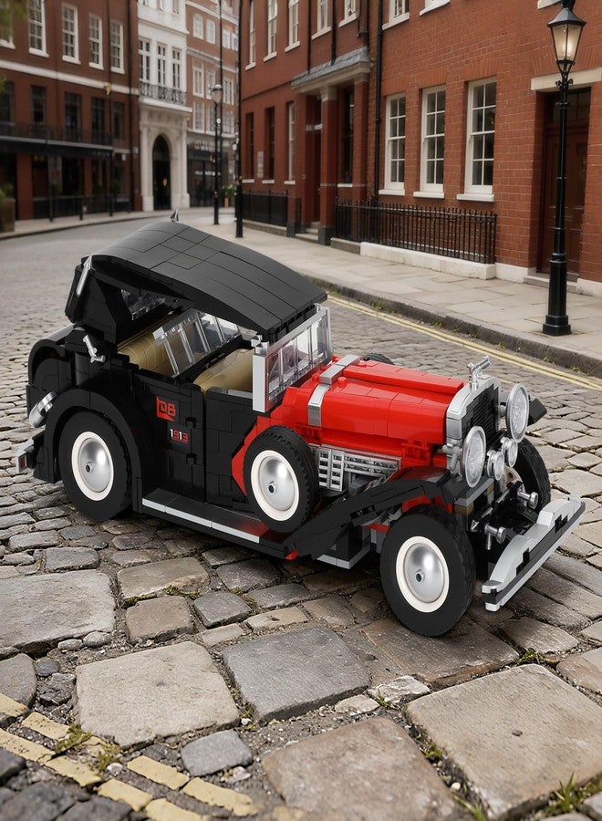 Redants Vintage Car Model Building Blocks Set, Classic Cars Building Kits for Age 12+ or Adult Collections Enthusiasts - Image 2