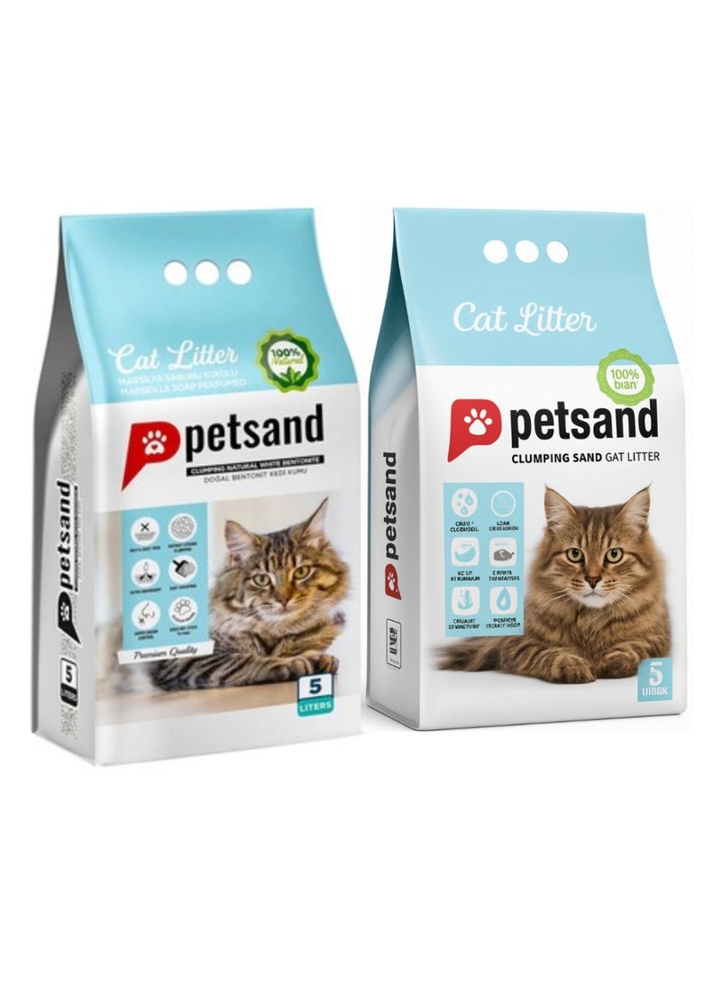 CATFUN Plus Petsand Cat Litter Double Pack (Any 2 Scents) 5 Liters Each from Pets Zone - Image 3
