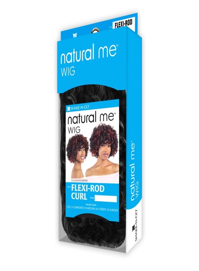 شيك-ان-جو Shake-N-Go - NATURAL ME WIG - FLEXI-ROD CURL (DARKGREY) - Image 2