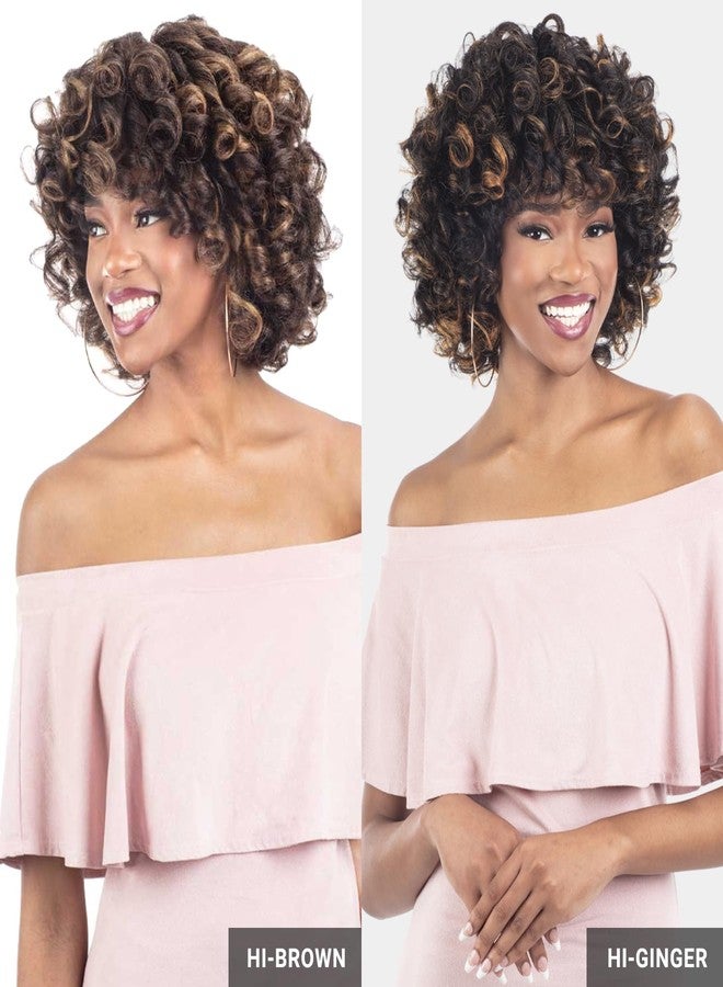 شيك-ان-جو Shake-N-Go - NATURAL ME WIG - FLEXI-ROD CURL (DARKGREY) - Image 3