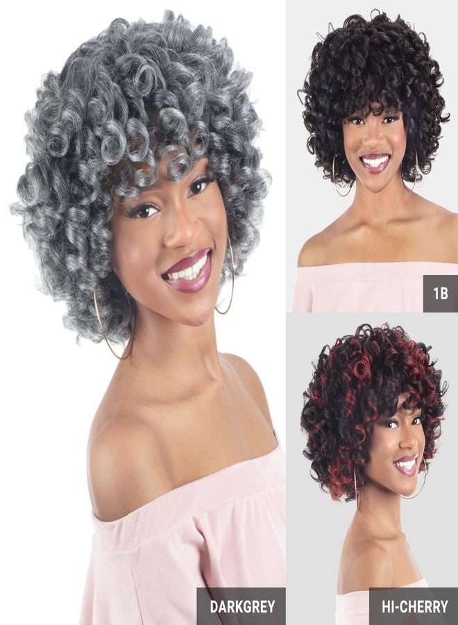شيك-ان-جو Shake-N-Go - NATURAL ME WIG - FLEXI-ROD CURL (DARKGREY) - Image 4