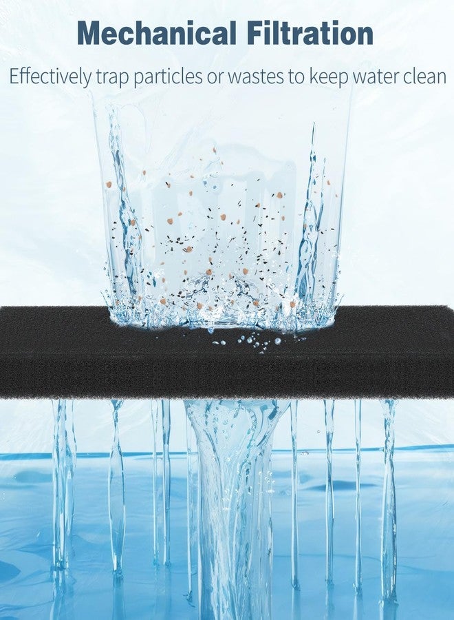 باوفلي وسادة ترشيح أحواض السمك من باوفلاي، مقاس 20 بوصة طول × 20 بوصة عرض × 1 بوصة ارتفاع، 20PPI، لفة إسفنجية لترشيح أحواض السمك، عبوة من قطعتين - Image 3