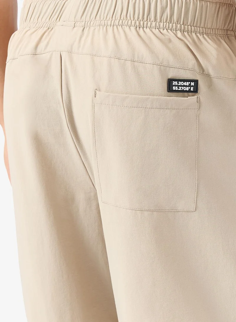 Sun And Sand Sports Beige Men's Urban Shorts for Men | Best Price UAE