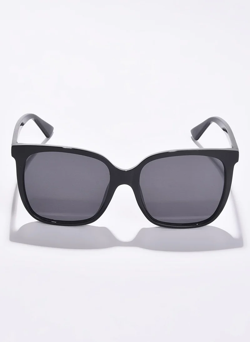 Haute Sauce Black Lens Black Butterfly Sunglasses