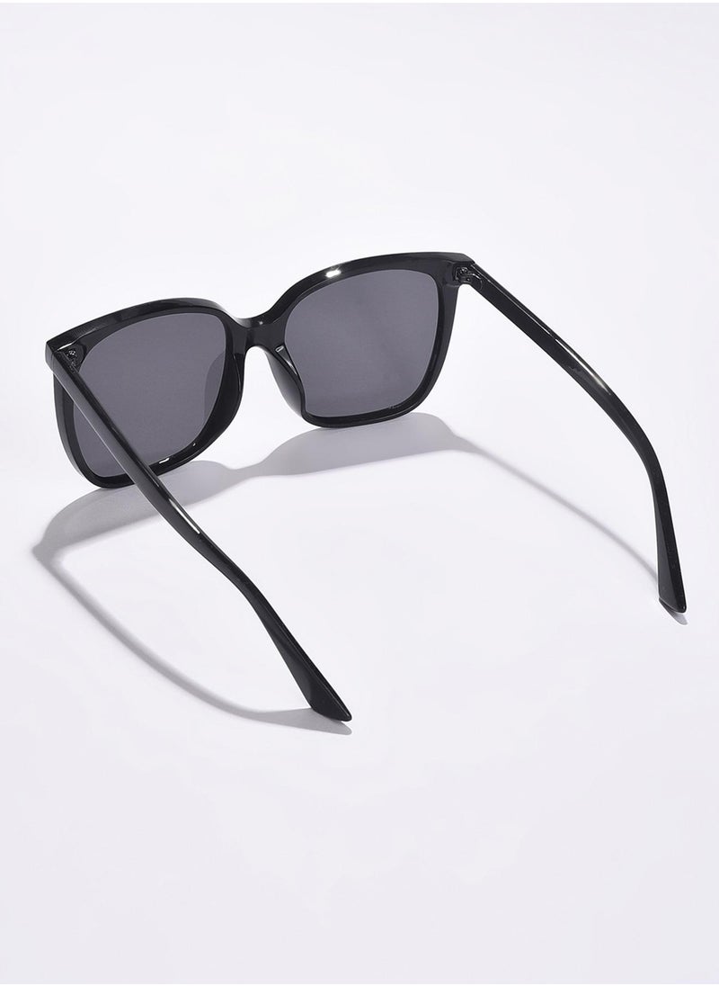Haute Sauce Black Lens Black Butterfly Sunglasses  - Image 4