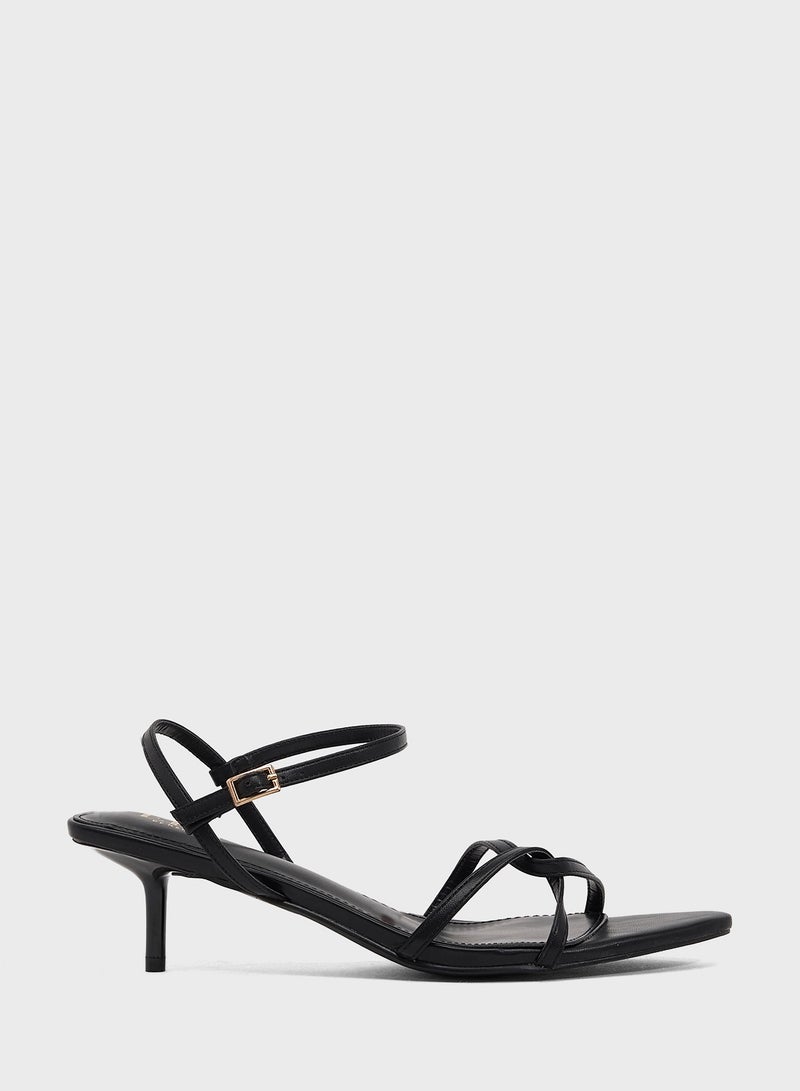 ELLA Mid Stiletto Heel Sandle - Image 1