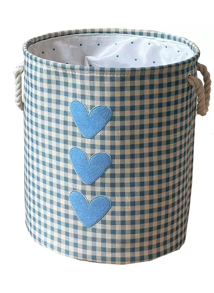 Paraphrase Cute Foldable Large-Capacity Storage Basket – Durable Laundry Hamper & Toy Organizer for Clothes and Miscellaneous Items - Image 3