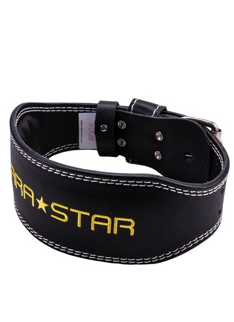 LS0828 Cowhide Embroidered Weight Lifting Belt