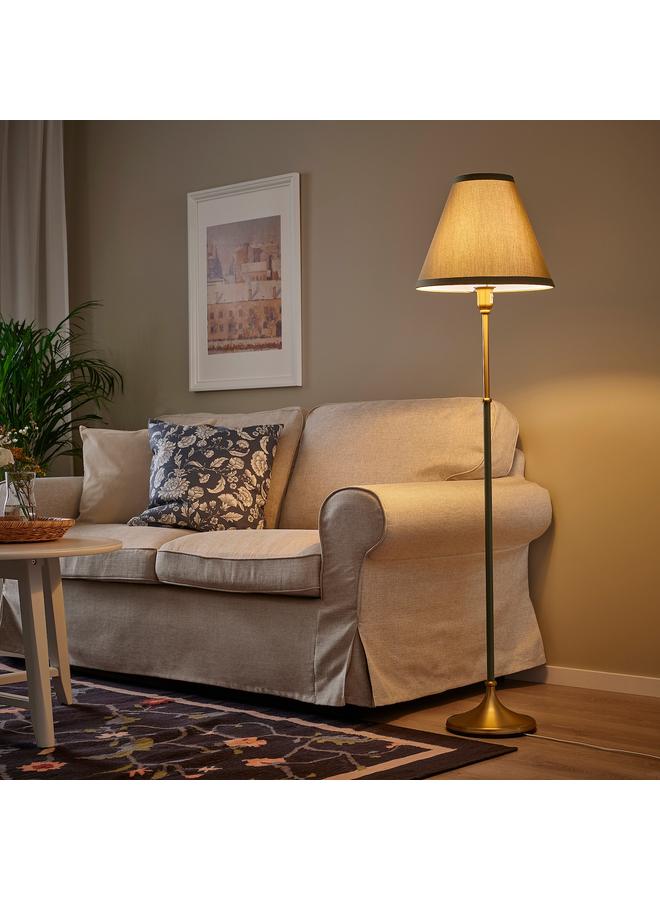 erorex Floor Lamp, Brass/Green-Grey - Image 2