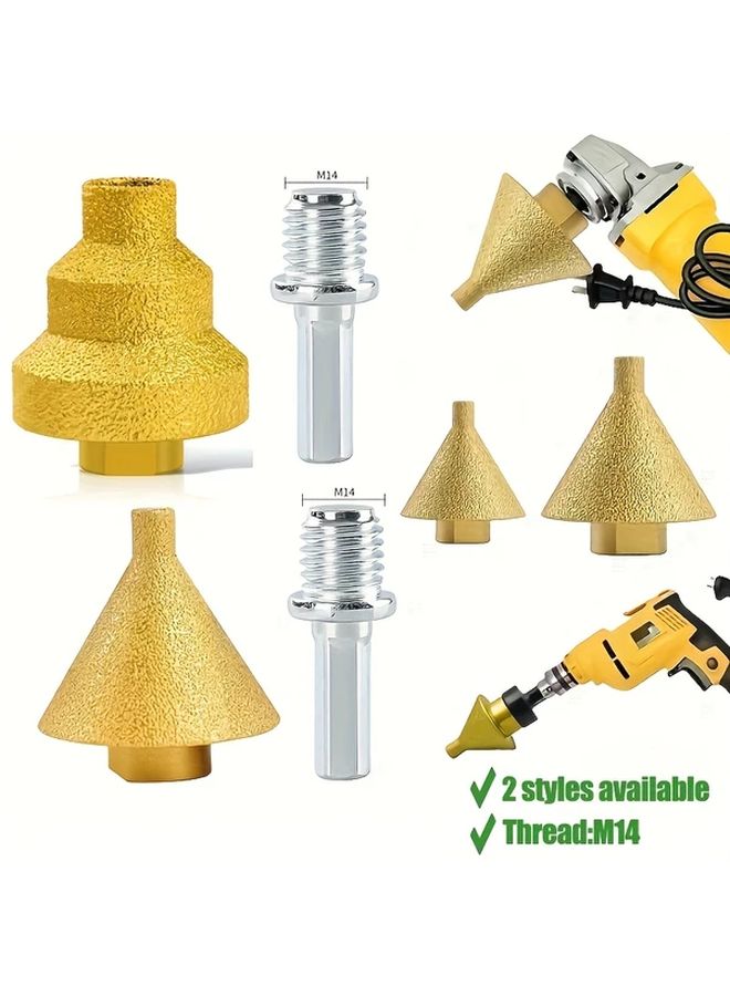 New Generation Brazing Hole Chamfering Tool Diamond Coated 20mm 35mm 50mm For Tile Marble - Image 2