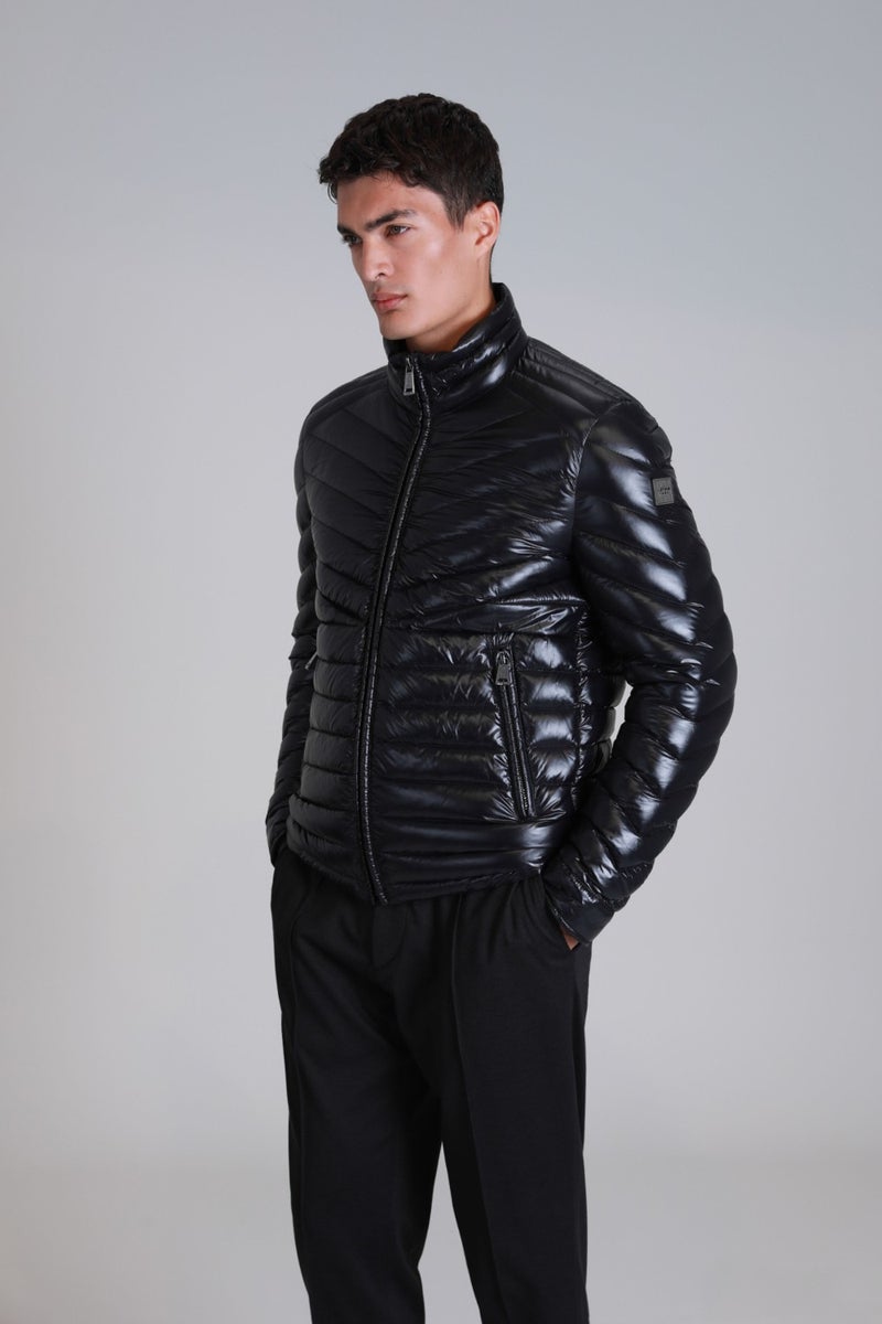 Lufian Luc Goose Down Men's Coat Black  - Image 3
