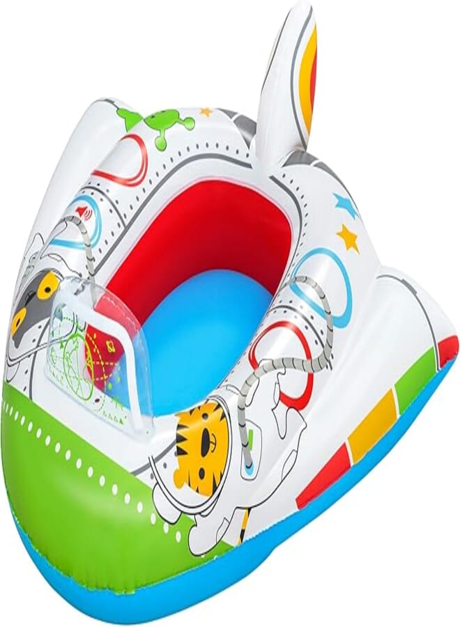 Bestway 41" x 39"/1.04m x 99cm FUNSPEAKERS SPACE SHIP BABY BOAT