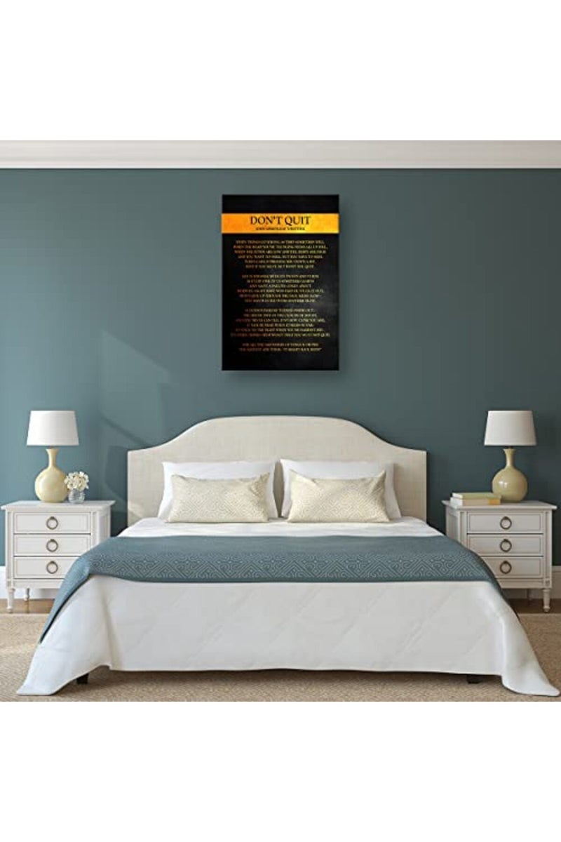 Busmko Don't Quit Motivational Wall Art - Image 2