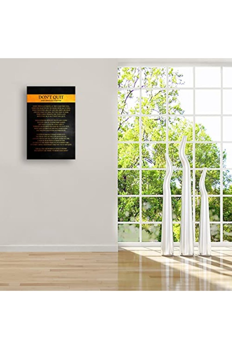 Busmko Don't Quit Motivational Wall Art - Image 4