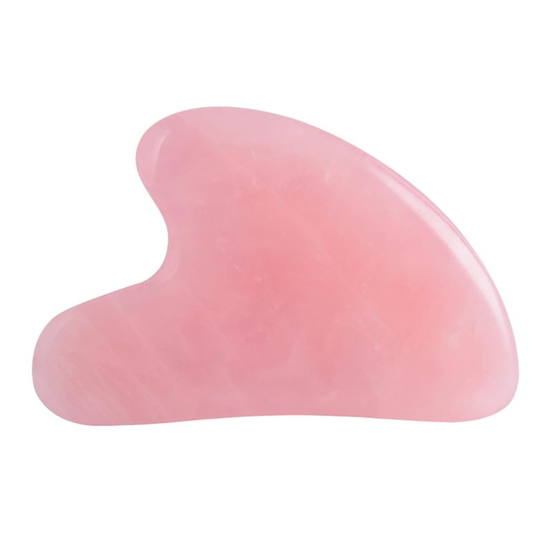 YAMHOHO Gua Sha Jade Stone Gua Sha Massage Tool Guasha Tool for Face and Body Skin Massage Tools for SPA Acupuncture Pink Stone for Body Face Neck and Eye Skin Care Gift for Woman Pink