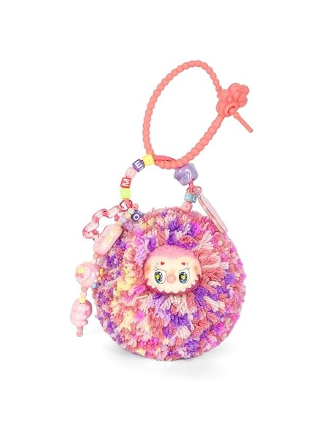 Labubu Keychain Plush Bag Charm Key Chain Cute Purse Handbags Accessories Kawaii Gift for Women  - Image 1