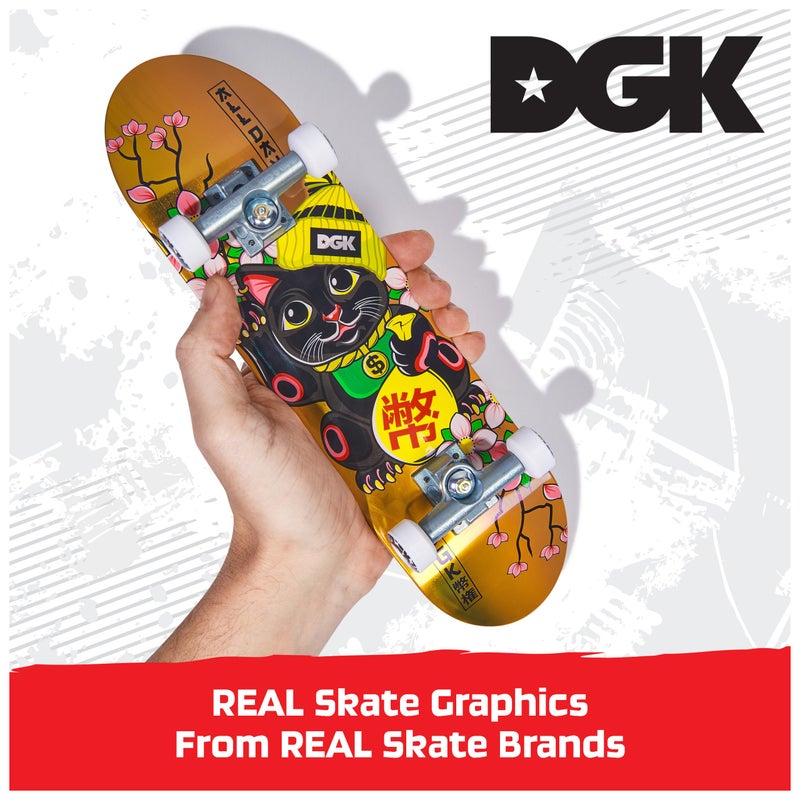 TECH DECK, DGK Handboard; Authentic Mini Skateboards, Kids Toys for Boys & Girls, Ages 6 and up (Hands Use Only) - Image 3