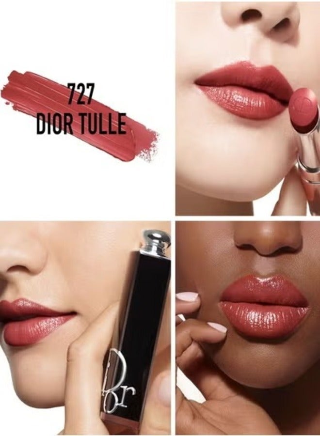 DIOR Addict Shine Lipstick 3.2g # 727 Dior Tulle - A Brown Red - Image 2
