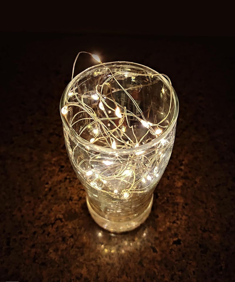 K3 Wire String Fairy Lights Waterproof 30 LED Powered by 2AA Battery 3 MeterWarm WhitePack 4 - Image 4
