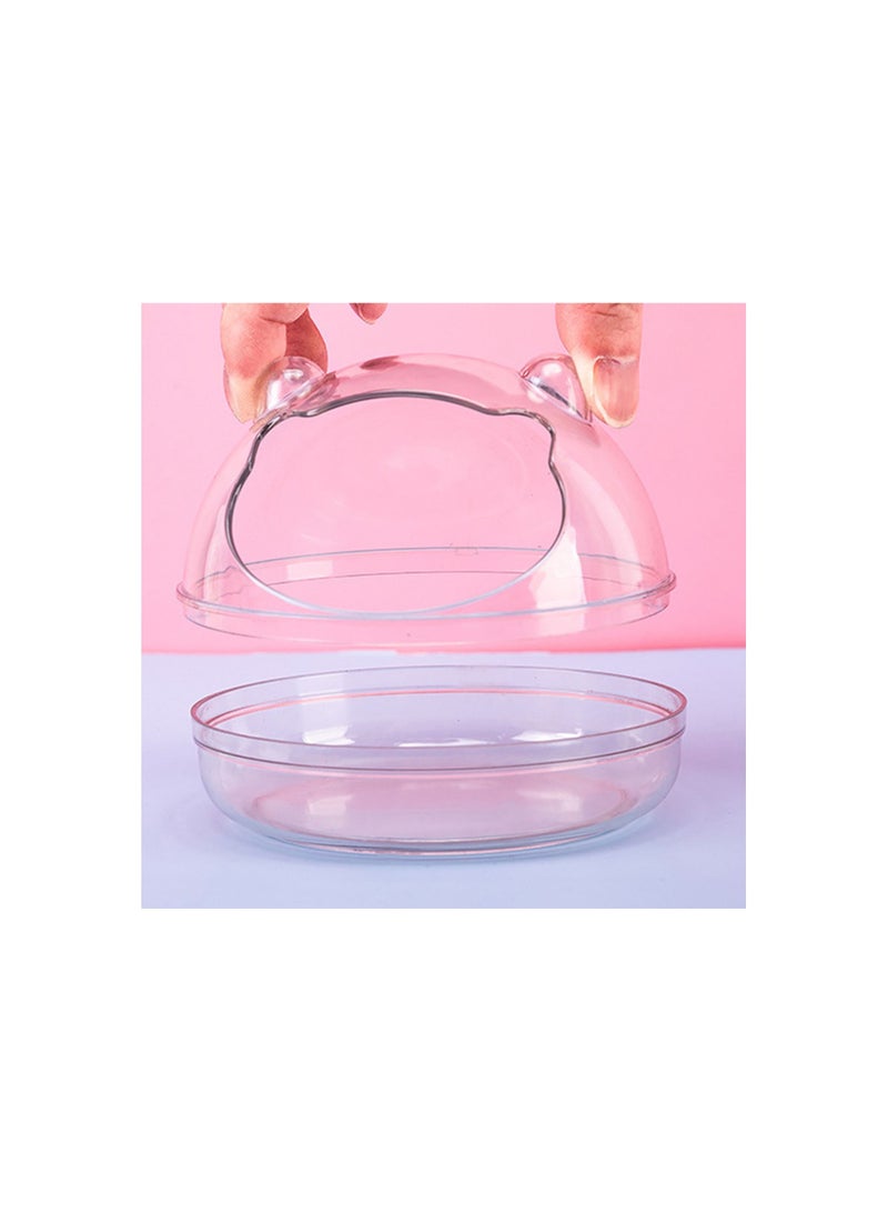 Transparent Mini Hamster litter tray Small Animal Toilet Cage Accessories - Image 3