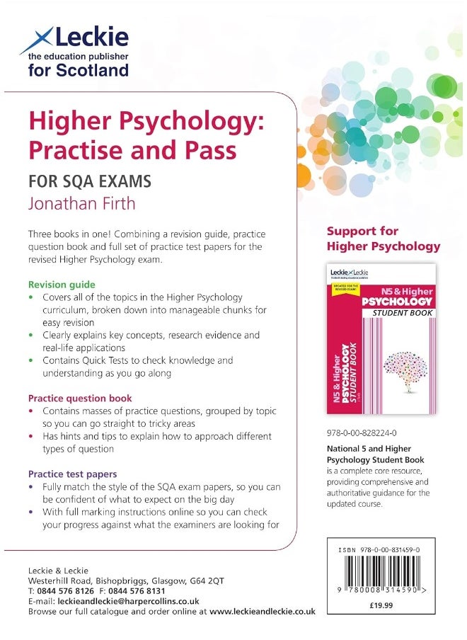 null - Practise and Pass Higher Psychology Revision Guide for New 2019 Exams: Revise Curriculum for Excellence SQA Exams - Image 1