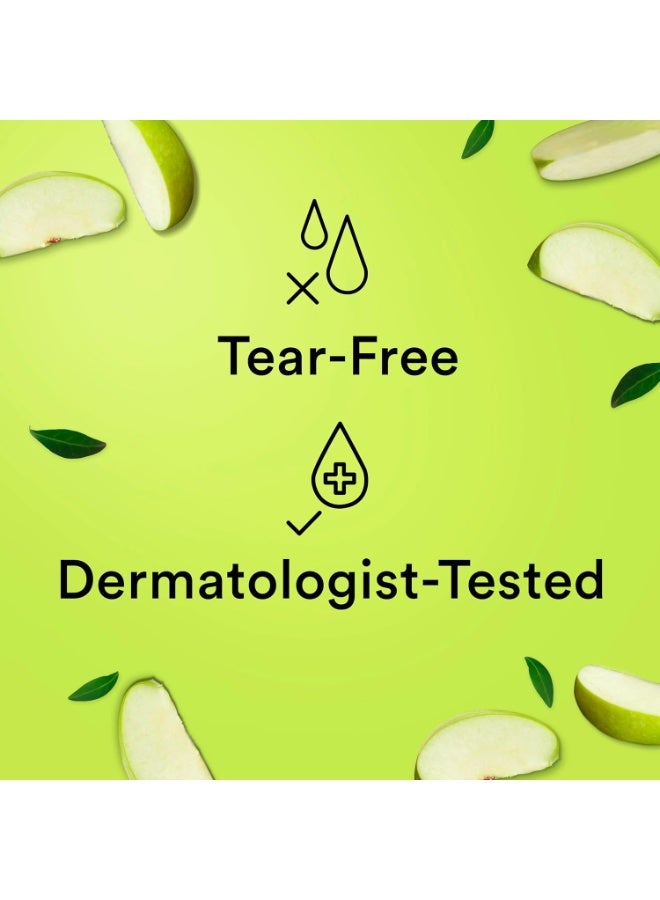 Suave سواب كيدز 3 في 1 خالي من الدموع، غسول جسم، شامبو وبلسم، مختبر من قبل أطباء الجلد، تفاح مضحك، 18 أونصة عبوة من 6 - Image 5