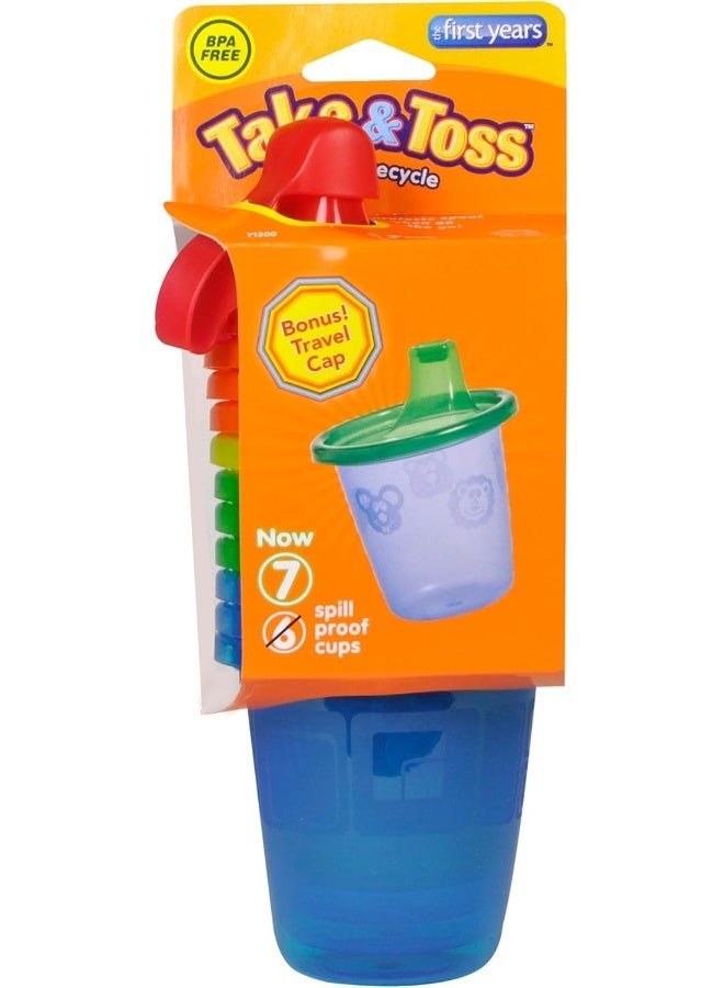 The First Years Take & Toss Spill-Proof 7 Ounce Cups - Image 2