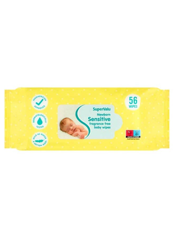Baby Wipes, Sensitive - 56pcs, Turkey