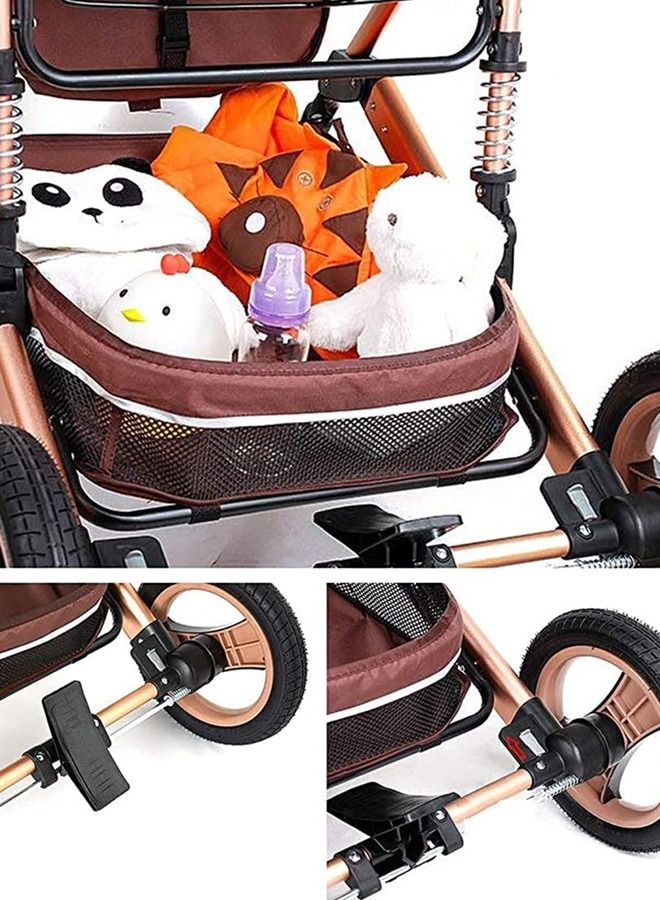 جي تي-ويل عربة أطفال 3 في 1 للأطفال حديثي الولادة مع مقعد قابل للعكس ومظلة - Image 2