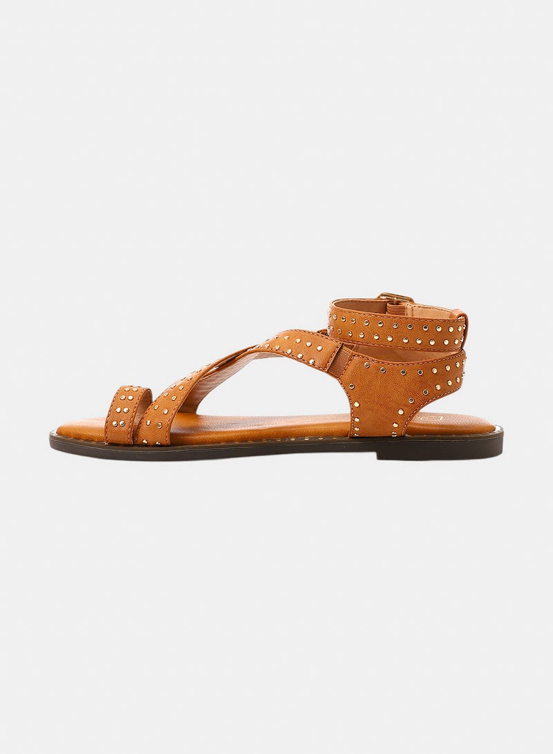 Dejavu Shoes JAL-DJTX-001  Criss-Cross Strap Sandal For Women - Image 4