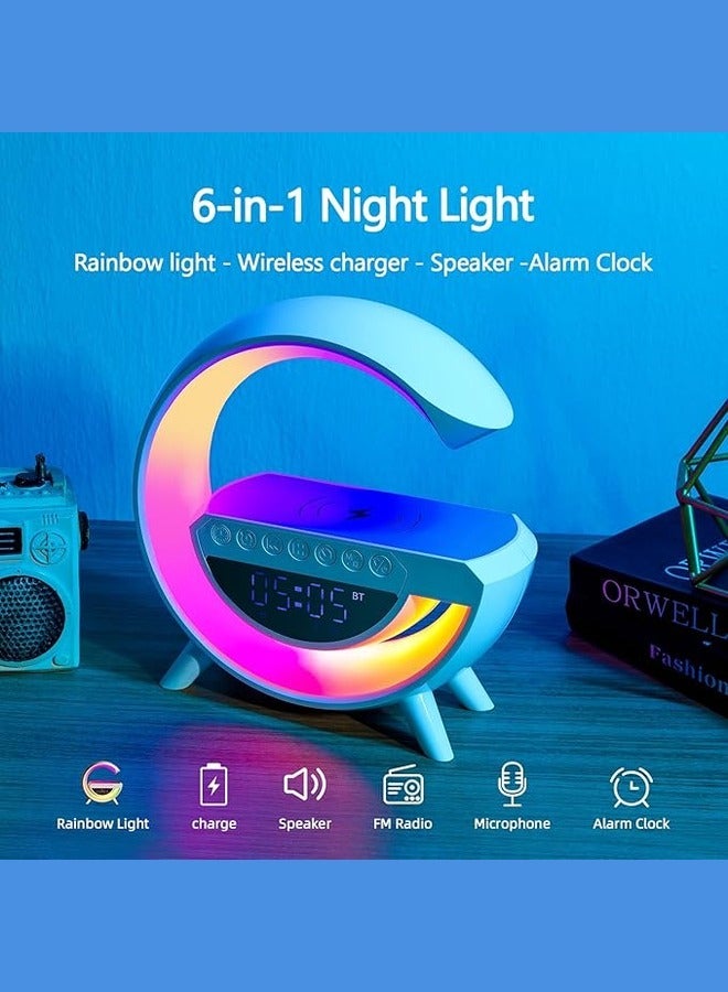 مكبر صوت بلوتوث، مكبر صوت بلوتوث متعدد الوظائف، مكبر صوت محمول، مع ضوء LED قابل للتعديل - Image 2