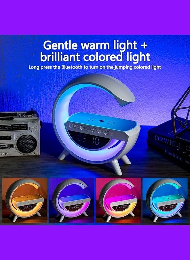 مكبر صوت بلوتوث، مكبر صوت بلوتوث متعدد الوظائف، مكبر صوت محمول، مع ضوء LED قابل للتعديل - Image 4