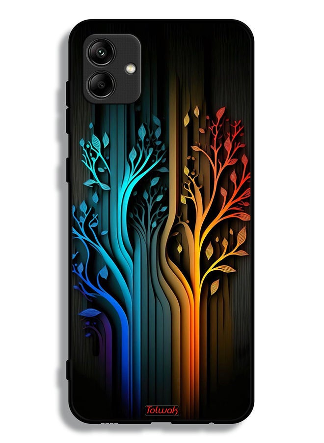 Tolwak Samsung Galaxy M04 Protective Case Cover Tree Leaves Art - Image 1