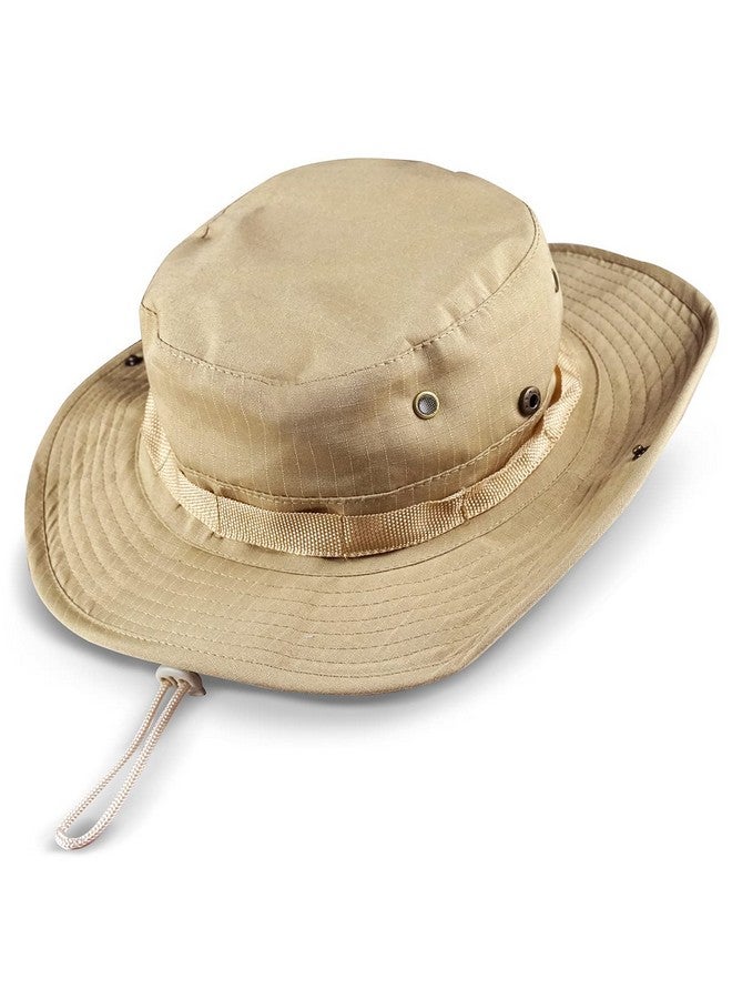kolumb Wide Brim Boonie Hat, Men & Women Top Camo Bucket Hats for Safari Military Beach - Image 1