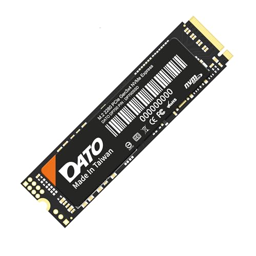 DATO 1TB SSD M.2 2280 PCIe Gen3x4 NVMe Internal Solid State Drive, Up to 2500/1700 MB/s, DP700 Series - Image 1