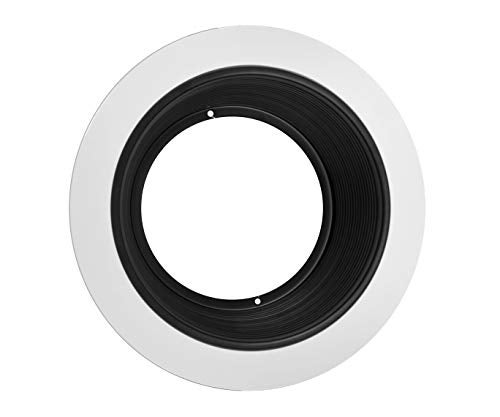 NICOR Lighting 6 inch Single Piece Baffle Trim, White (17503) - Image 4