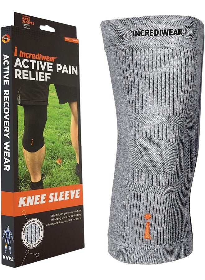 INCREDIWEAR Incrediwear Grey X-Large Knee Sleeve Support Brace  - Image 1