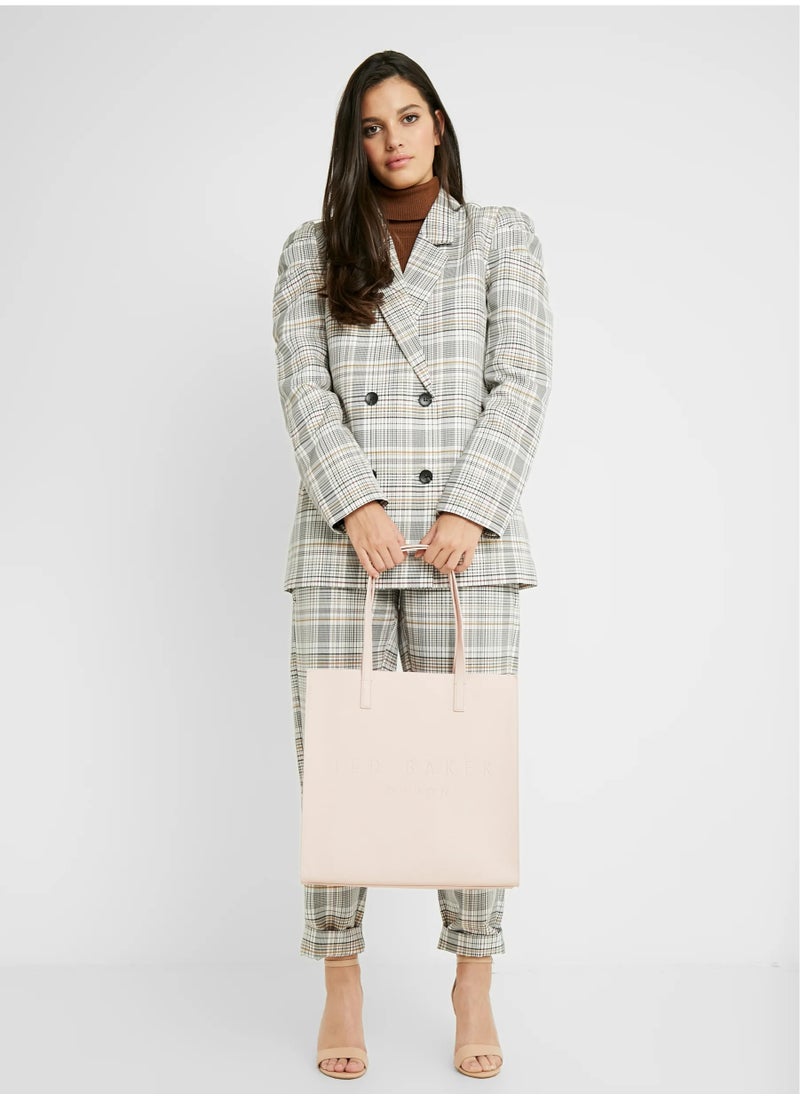 Ted Baker Ted Baker Soocon Large Women's Crosshatch Tote Bag  - Image 4