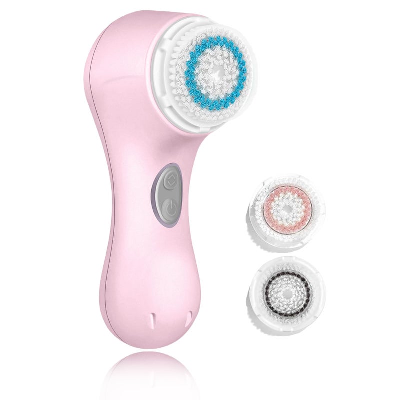 Microtree Electric Facial Cleansing Brush, Sonic Vibrating Rechargeable Face Scrubber Exfoliator, 2 Speeds for Gentle Clean, Face Wash Brush - No Rotation, Safe for All Skin Types - Image 1