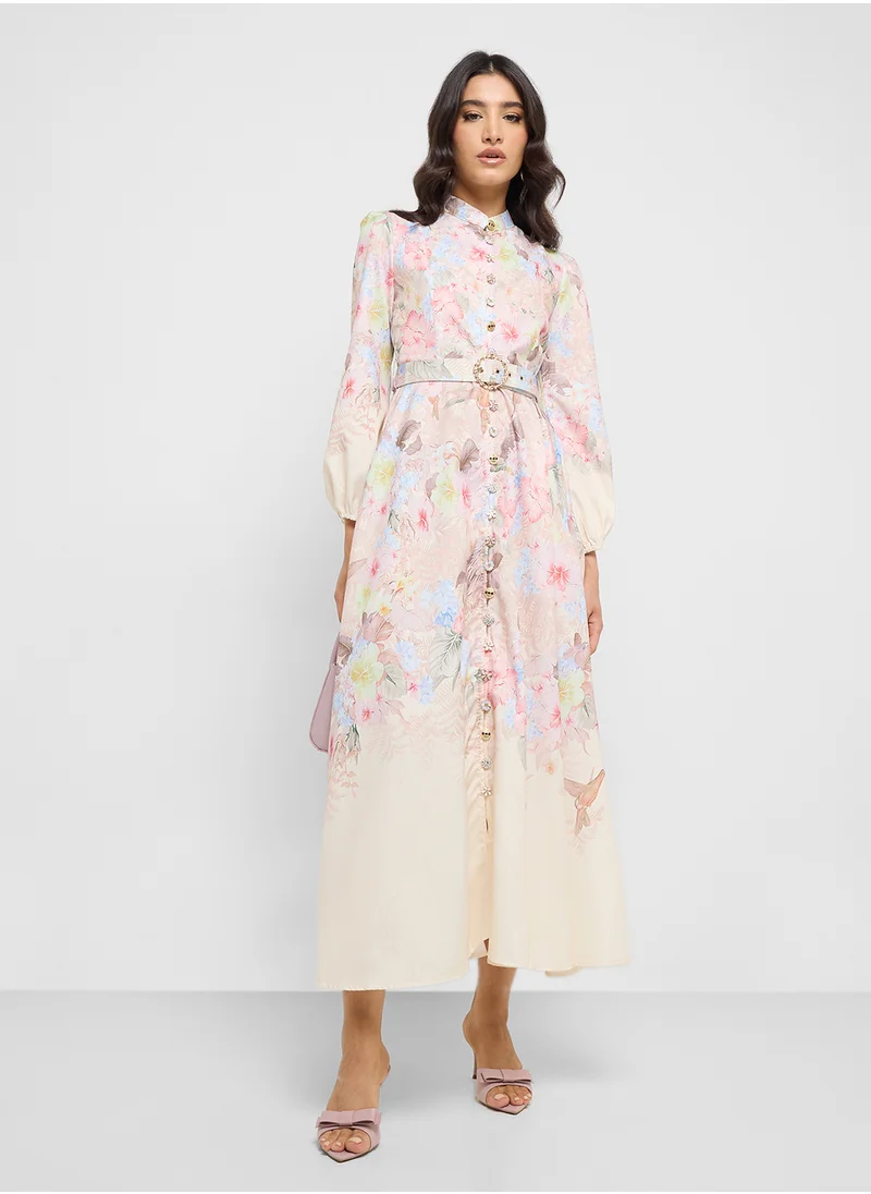 ELLA Floral Print Dress