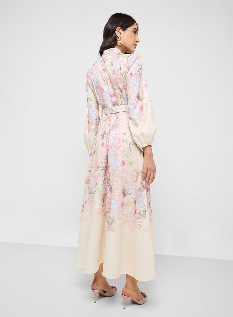 ELLA Floral Print Dress - Image 2