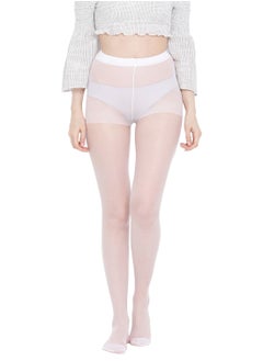 BYC WOMEN'S PANTYHOSE STOCKING - FREE SIZE - WHITE (PACK OF 3)  - Image 2