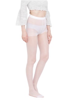 BYC WOMEN'S PANTYHOSE STOCKING - FREE SIZE - WHITE (PACK OF 3)  - Image 4
