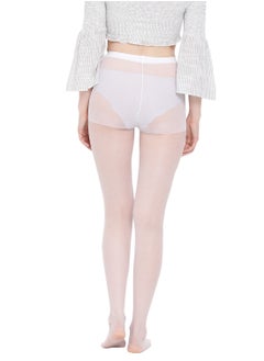 BYC WOMEN'S PANTYHOSE STOCKING - FREE SIZE - WHITE (PACK OF 3)  - Image 5