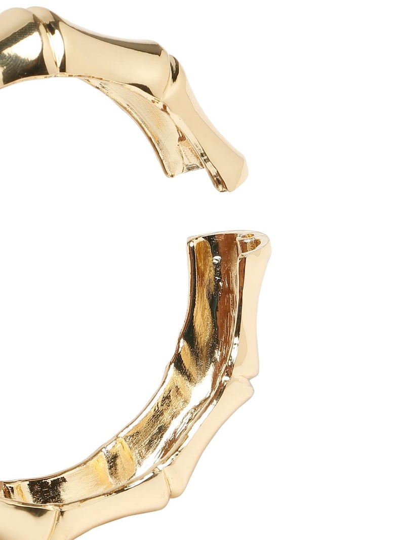 YouBella Jewellery Stylish latest Gifts Gold Plated Bold Look Celebrity Inspired Cuff Bracelet for Girls and Women (Style 1) - Image 5